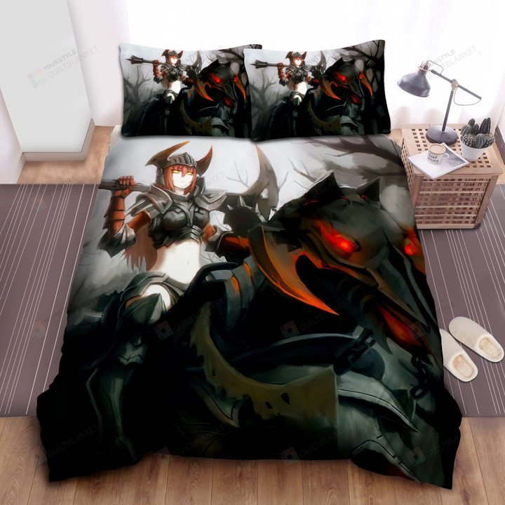Anime Style Of Chaos Knight Bed Sheets Spread Comforter Duvet Cover Bedding Sets