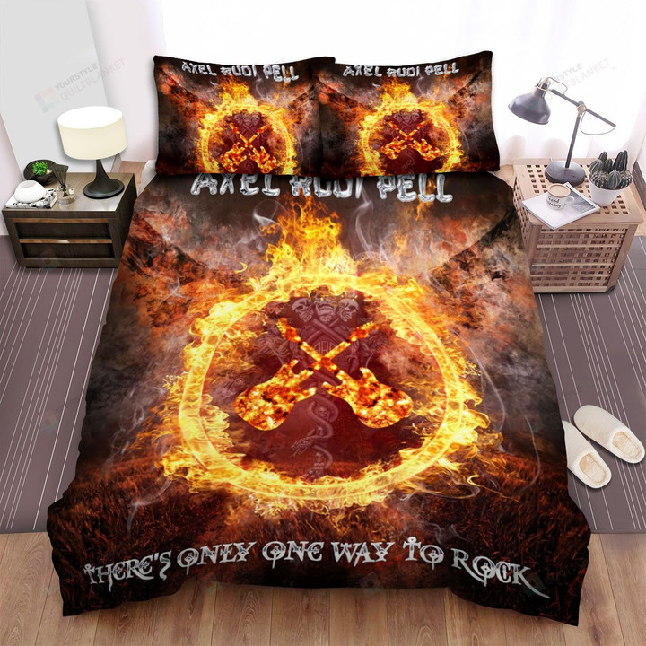 Axel Rudi Pell There's Only One Way To Rock  Bed Sheets Spread Comforter Duvet Cover Bedding Sets