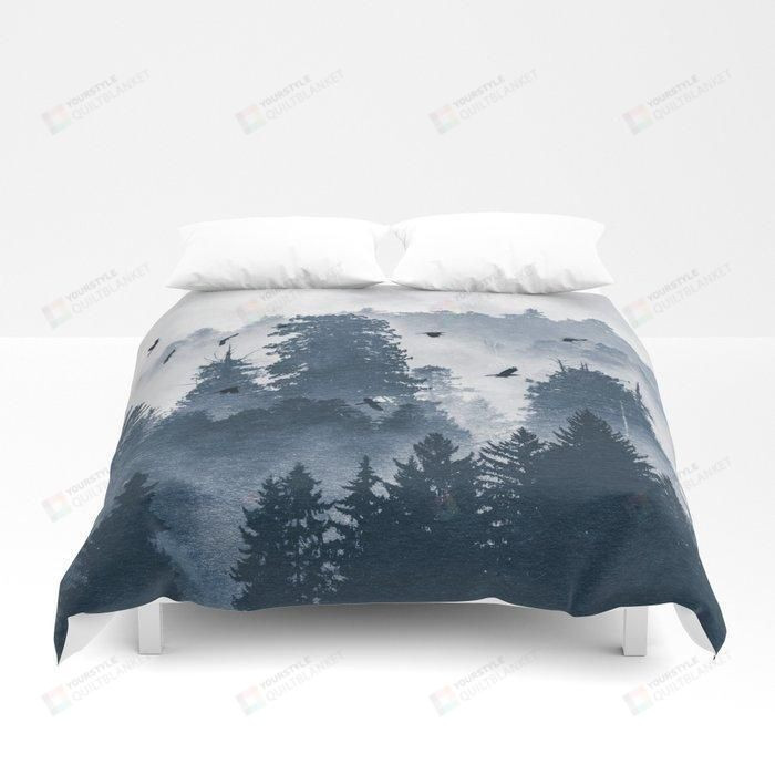 Amazing Forest Morning Bed Sheets Spread Duvet Cover Bedding Sets