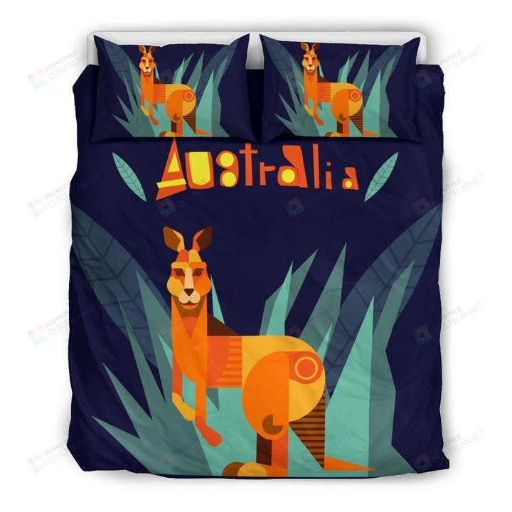 Australia Kangaroo Bed Sheets Duvet Cover Bedding Set Great Gifts For Birthday Christmas Thanksgiving