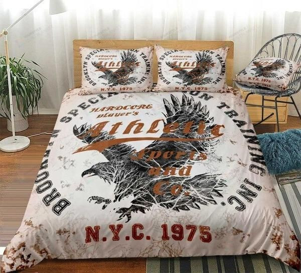 Athletic Eagle Cotton Bed Sheets Spread Comforter Duvet Cover Bedding Sets