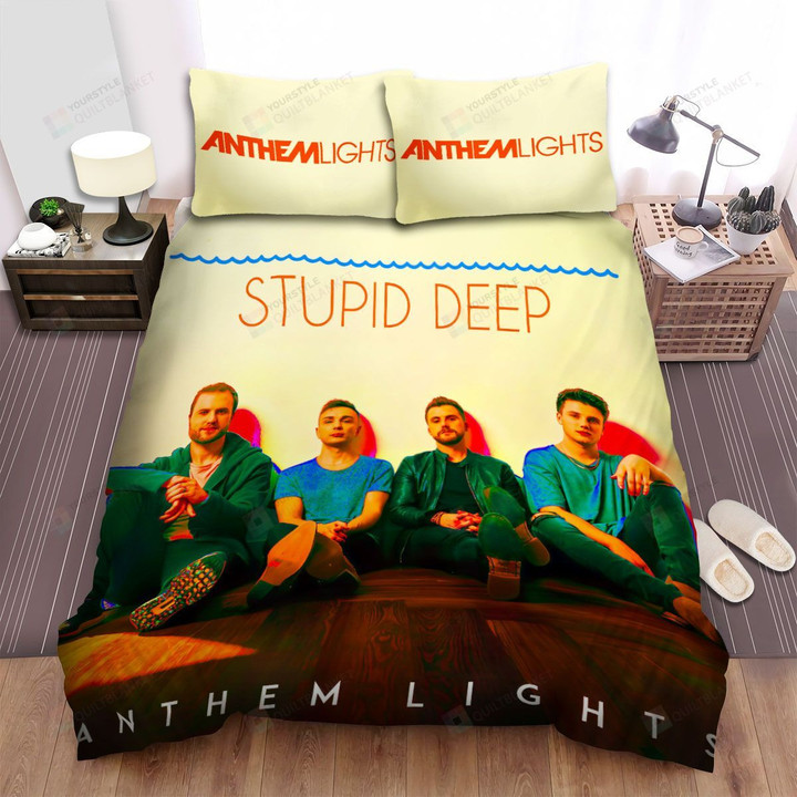Anthem Lights Stupid Deep Bed Sheets Spread Comforter Duvet Cover Bedding Sets