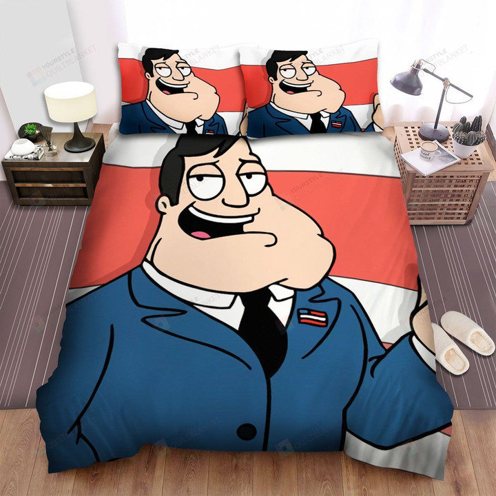 American Dad Stan Smith Bed Sheets Spread Duvet Cover Bedding Sets