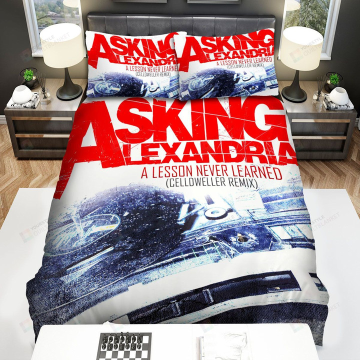 Asking Alexandria A Lesson Never Learned Single Cover Bed Sheets Spread Comforter Duvet Cover Bedding Sets