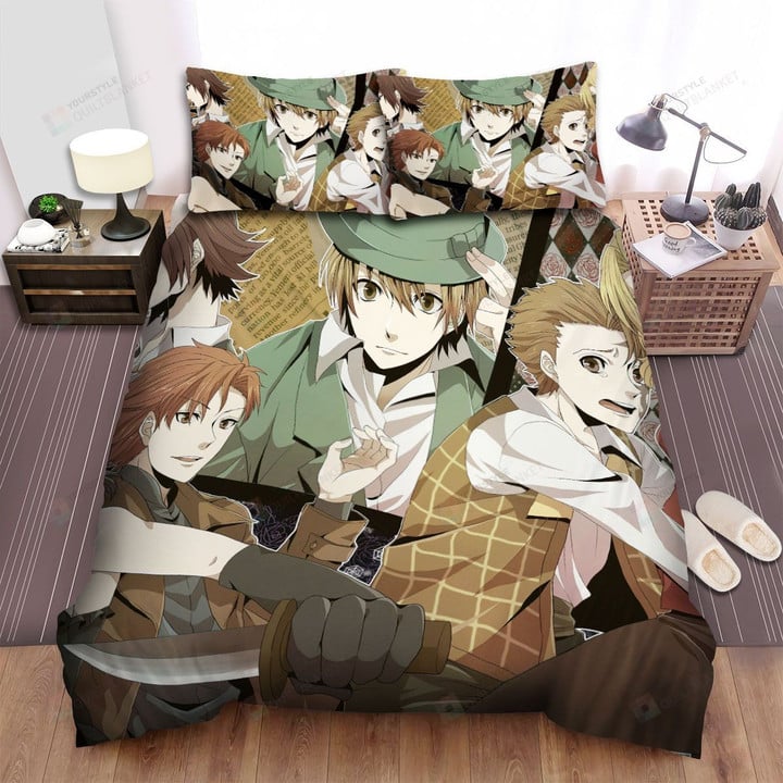 Baccano Anime Mystery Bed Sheets Spread Comforter Duvet Cover Bedding Sets