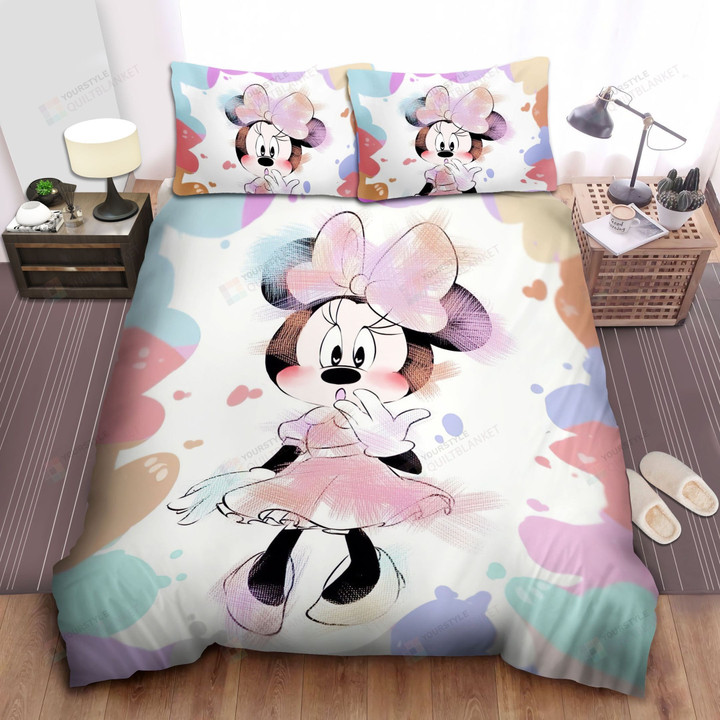 Amazed Minnie Mouse Bed Sheets Spread Duvet Cover Bedding Sets