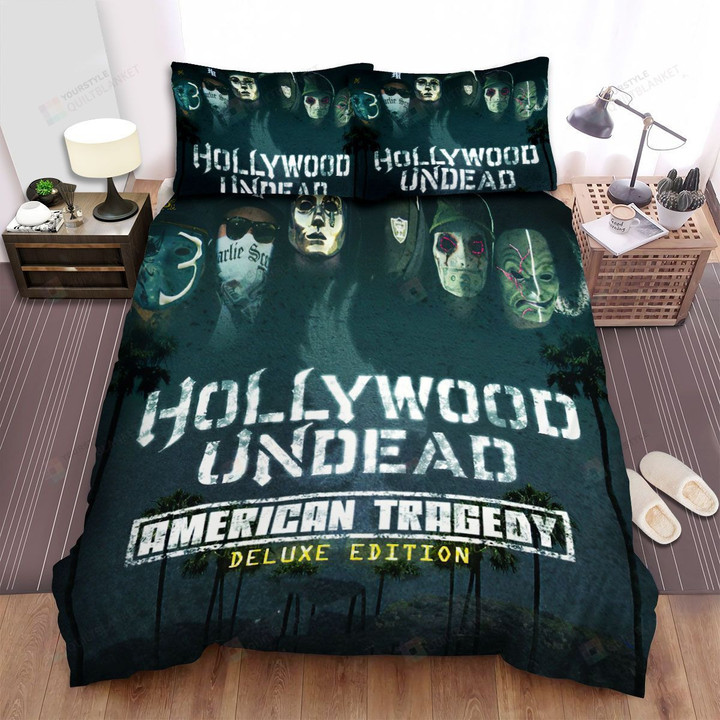 American Tragedy Deluxe Edition Hollywood Undead Bed Sheets Spread Comforter Duvet Cover Bedding Sets