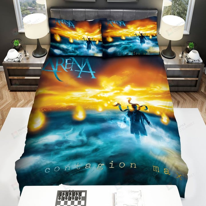 Arena Band Contagion Max Album Cover Bed Sheets Spread Comforter Duvet Cover Bedding Sets