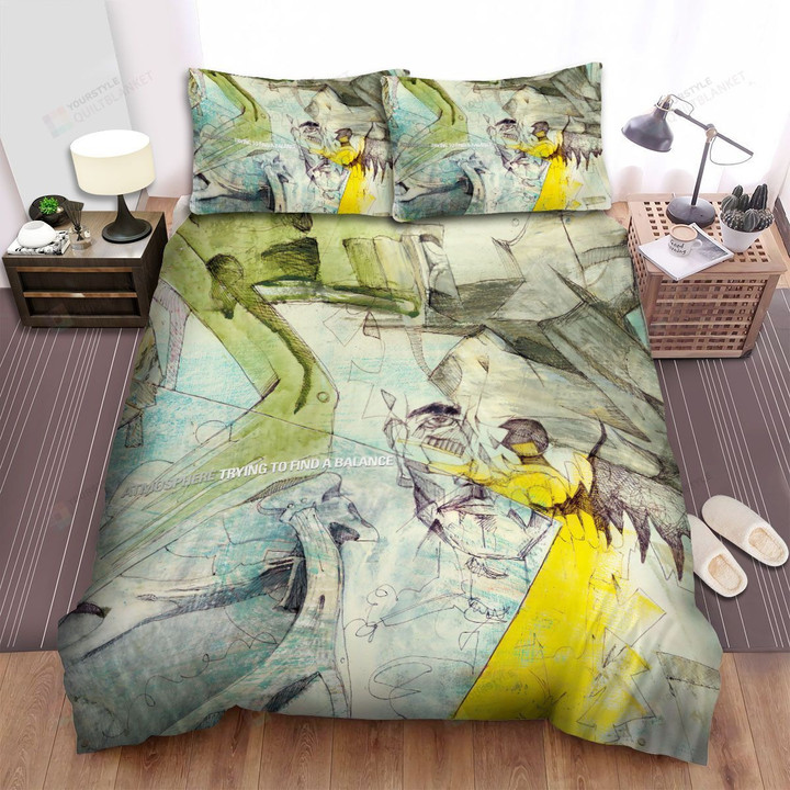 Atmosphere Trying To Find A Balance Album Cover Bed Sheets Spread Comforter Duvet Cover Bedding Sets