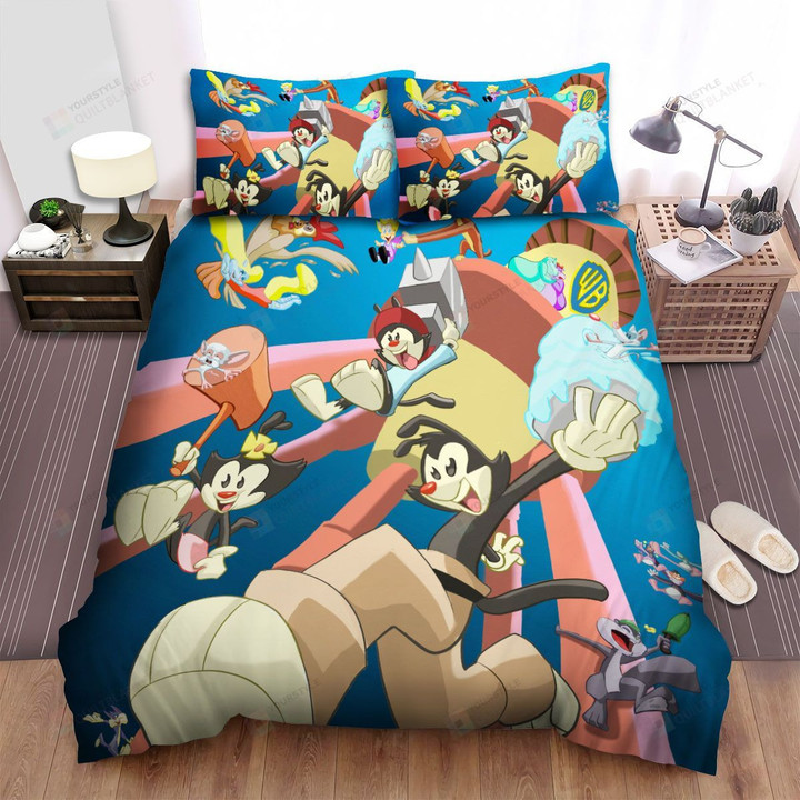 Animaniacs Maximum Zaniness Bed Sheets Spread Duvet Cover Bedding Sets
