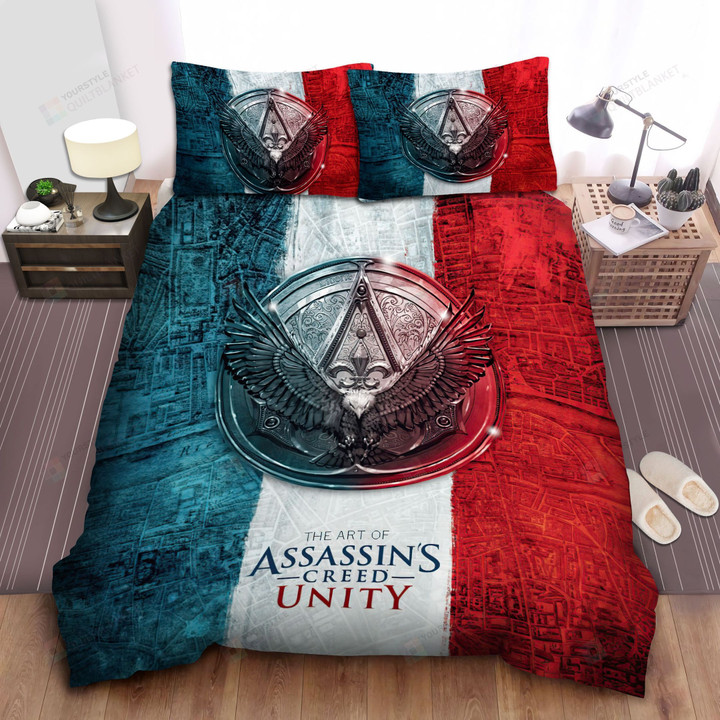 Assassin's Creed Unity Badge Bed Sheets Spread Comforter Duvet Cover Bedding Sets