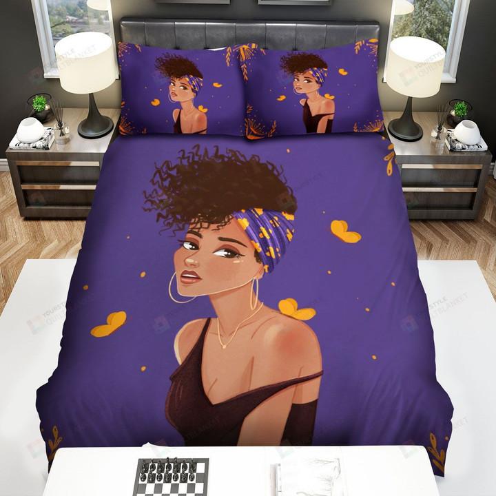 Alicia Keys, Digital Artwork Of Alicia Bed Sheets Spread Duvet Cover Bedding Sets
