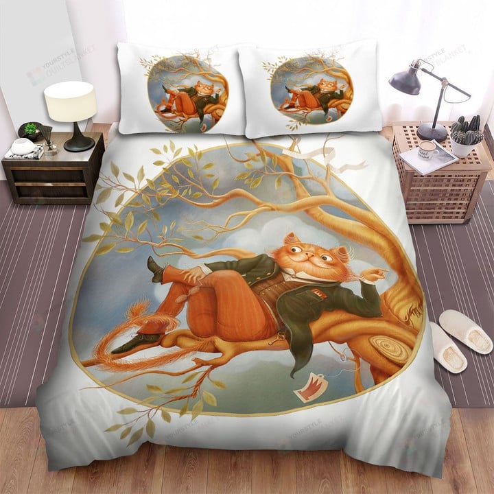 Alice In Wonderland The Cheshire Cat Artwork Bed Sheets Spread Duvet Cover Bedding Sets