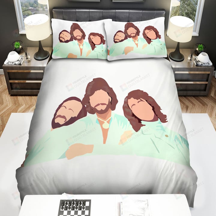 Bee Gees Minimalist Art Bed Sheets Spread Duvet Cover Bedding Sets