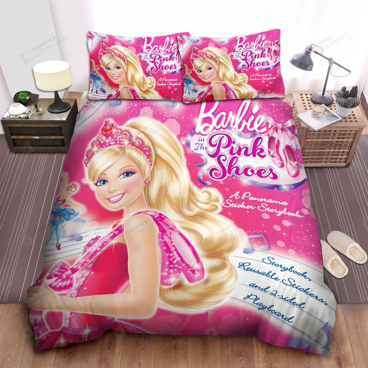 Barbie In The Pink Shoes Bed Sheets Spread Comforter Duvet Cover Bedding Sets