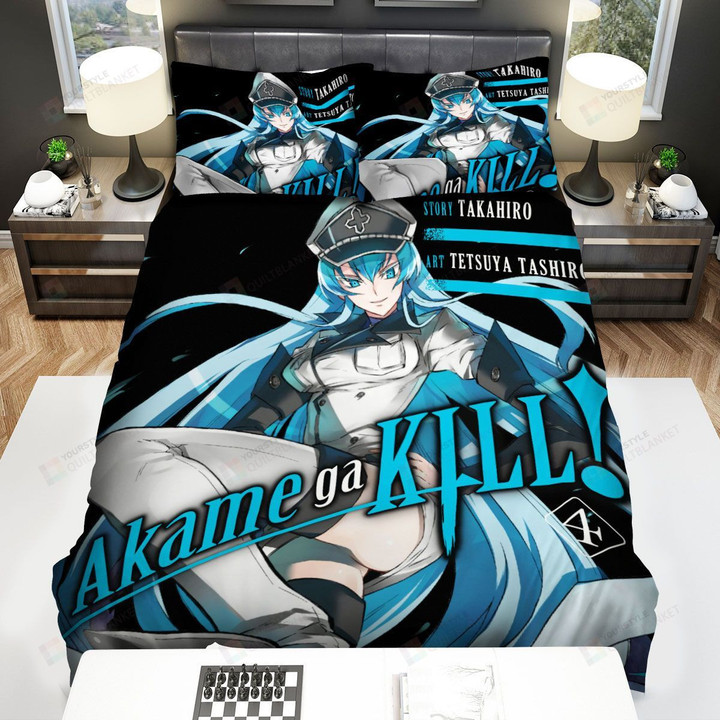 Akame Ga Kill General Esdeath Bed Sheets Spread Comforter Duvet Cover Bedding Sets