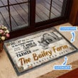 So God made a Farmer - Chicken Funny Outdoor Indoor Wellcome Doormat - Pagift Store