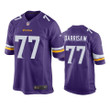 Vikings Christian Darrisaw 2021 NFL Draft Purple Game Jersey
