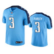 Titans Caleb Farley 2021 NFL Draft Light Blue Vapor Limited Jersey