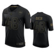 Ravens Patrick Queen Limited Jersey Black 2020 Salute To Service