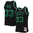 Larry Bird Boston Celtics Mitchell & Ness Rings Collection Swingman Jersey - Black