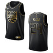 Men's Sacramento Kings #24 Buddy Hield Golden Edition Jersey - Black