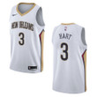Men's New Orleans Pelicans #3 Josh Hart Association Swingman Jersey - White