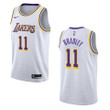 Men's Los Angeles Lakers #11 Avery Bradley Association Swingman Jersey - White