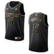 Men's Kentucky Wildcats #5 Immanuel Quickley NCAA Golden Edition Jersey - Black