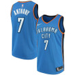 Carmelo Anthony Oklahoma City Thunder Nike Swingman Jersey Blue - Icon Edition