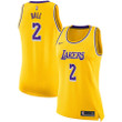 Lonzo Ball Los Angeles Lakers Nike Women's Swingman Jersey - Gold - Icon Edition