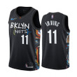 Kyrie Irving Brooklyn Nets Black City Edition Honor Basquiat 2020-21 Jersey