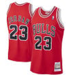 Michael Jordan Chicago Bulls Mitchell & Ness 1997-98 Hardwood Classics Player Jersey - Red