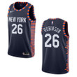 2019-20 Men's New York Knicks #26 Mitchell Robinson City Edition Swingman Jersey - Navy
