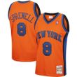 Latrell Sprewell New York Knicks Mitchell & Ness 1998-99 Hardwood Classics Reload Swingman Jersey - Orange