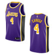 Men's Los Angeles Lakers #4 Alex Caruso Statement Swingman Jersey - Purple