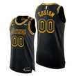 Custom Lakers Mamba Golden Black Jersey Honors Kobe
