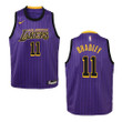 Youth Los Angeles Lakers #11 Avery Bradley City Swingman Jersey - Purple