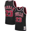 Michael Jordan Chicago Bulls Mitchell & Ness 1997-98 Hardwood Classics Player Jersey - Black