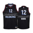 Tobias Harris Philadelphia 76ers 2020-21 City Edition Youth Jersey - Black