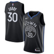 Stephen Curry Golden State Warriors Nike 2019/20 Finished Swingman Jersey Black - City Edition
