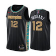 Ja Morant Memphis Grizzlies 2020-21 Black City Jersey New Uniform