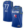 Luka Doncic Jordan Brand 2020 NBA All-Star Game Swingman Finished Jersey - Blue