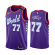 World Team 2020 NBA Rising Star Luka Doncic Dallas Mavericks Jersey Purple