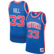 Grant Hill Detroit Pistons Mitchell & Ness 1995-96 Hardwood Classics Swingman Player Jersey - Blue
