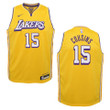 Youth 2019-20 Los Angeles Lakers #15 DeMarcus Cousins City Swingman Jersey - Gold