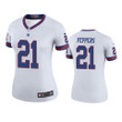 Giants Jabrill Peppers White Color Rush Legend Jersey