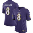 Baltimore Ravens Lamar Jackson Purple 100th Season Vapor Limited Jersey