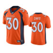 Denver Broncos Terrell Davis Orange 100th Season Vapor Limited Jersey