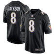 Lamar Jackson Baltimore Ravens Nike Game Event Jersey - Black